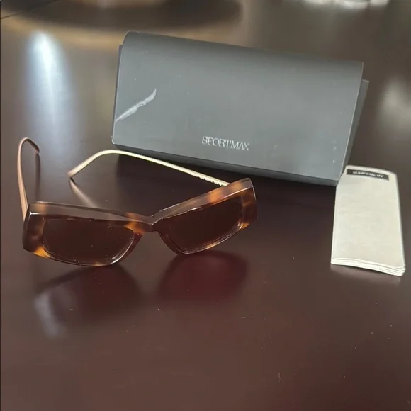 Sportmax | Accessories | Sportmax Brown Tortoiseshell  display picture 2